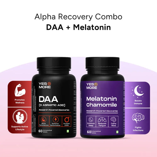 Alpha Recovery Combo by Yesnmore | Melatonin + DAA