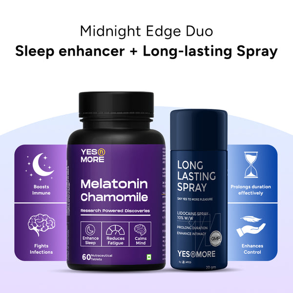 Midnight Edge Duo | Sleep enhancer + Long-lasting Spray