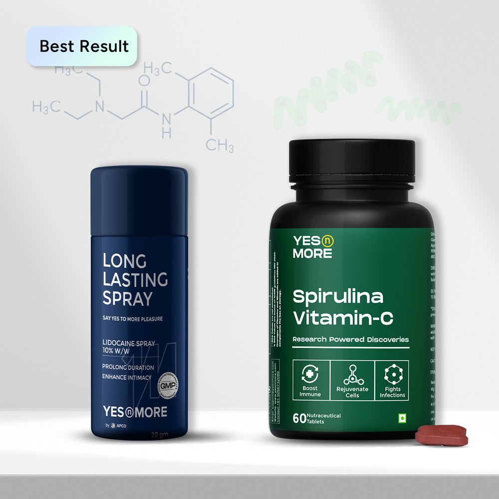 Men's Lasting Power Pack | Super food + Long Lasting Spray
