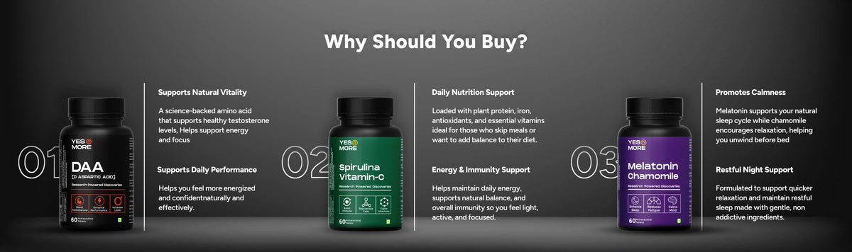 DAA + Melatonin + Spirulina magic