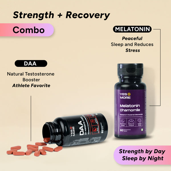 Alpha Recovery Combo by Yesnmore | Melatonin + DAA