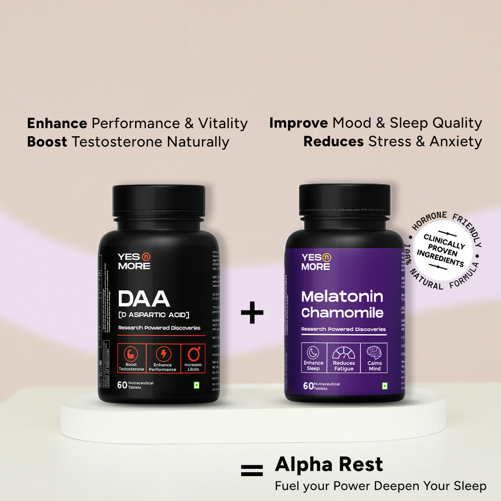 Alpha Recovery Combo by Yesnmore | Melatonin + DAA