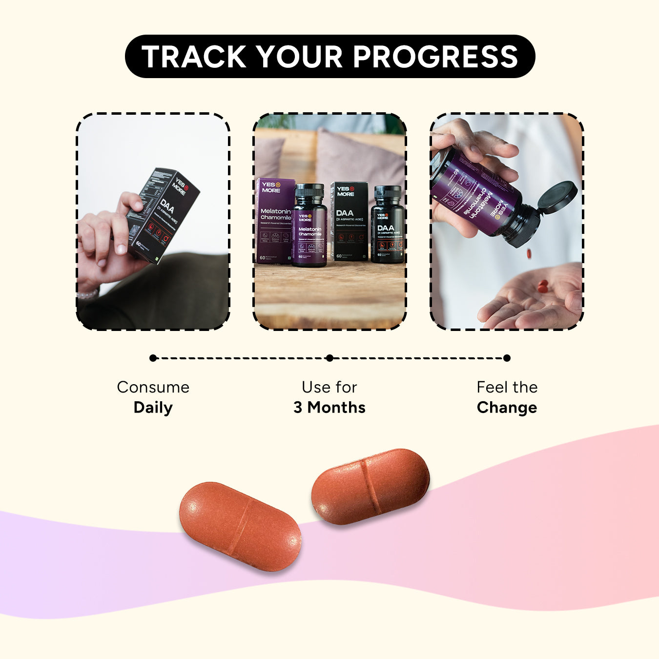 Alpha Recovery Combo by Yesnmore | Melatonin + DAA