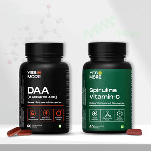 Core Vitality Combo by Yesnmore | DAA + Spirulina