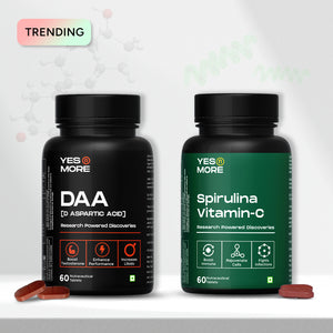 Core Vitality Combo by Yesnmore | DAA + Spirulina