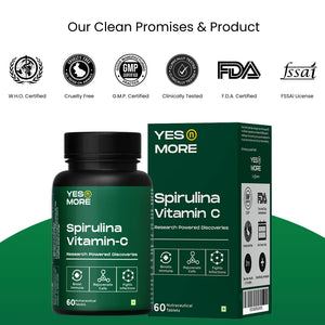 Yesnmore Organic Spirulina for Energy & Stamina